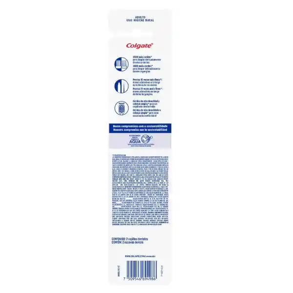 Colgate Cepillo de Dientes Pro Cuidado Charcoal