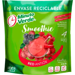 Minuto Verde Batido Mix Smoothie Red Antiox