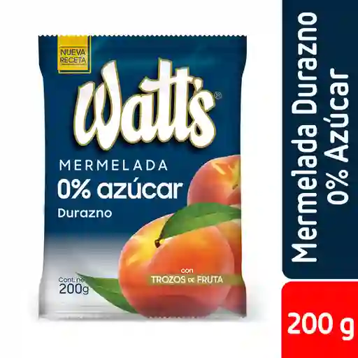 Watts Mermelada de Durazno sin Azúcar 