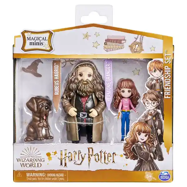 Harry Potter Magical Minis Set Figuras Friendship Rubeus Hagrid-hermione Granger 6061833