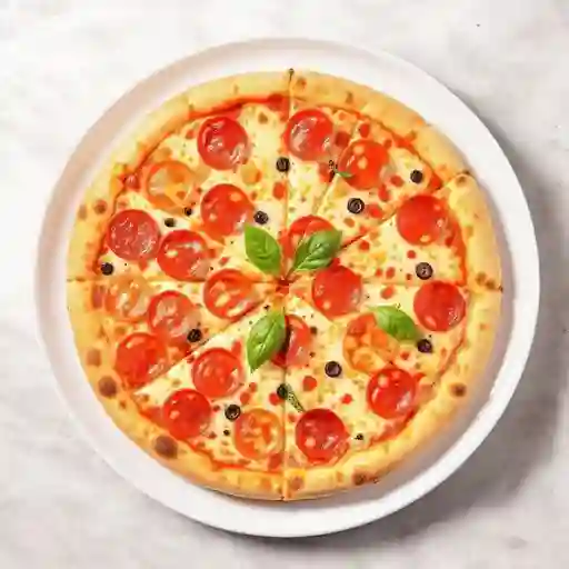 2 pizzas individuales + 2 bebida en lata 9.990