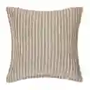 Funda de Cojín Algodón Hilado Líneas 45 x 45 cm Casaideas