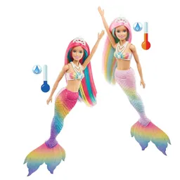 Barbie Juguete Dreamtopia Sirena Arcoiris Magico