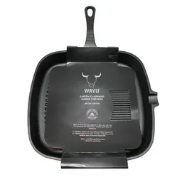 Iron Cast Sartén Cuadrado