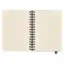 Libreta Forrada Con PU 120 Hojas Con Líneas Azul Casaideas