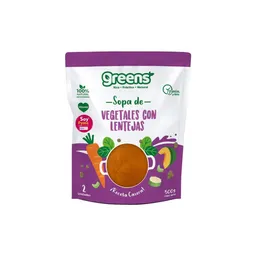 Greens Soap Sopa Vegetales Con Lentejas