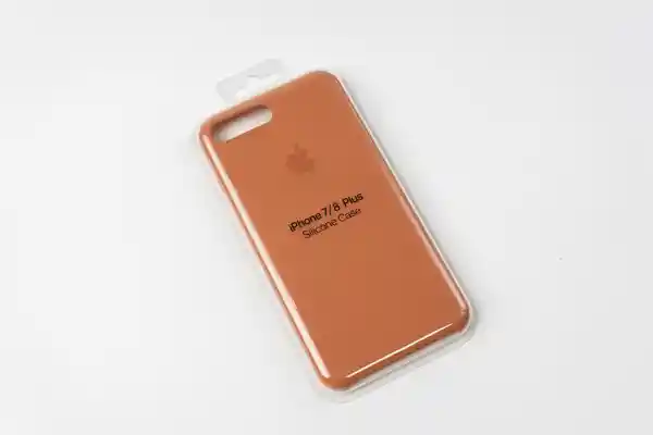 Silicone Case Naranjo Para iPhone 7p/8 Plus