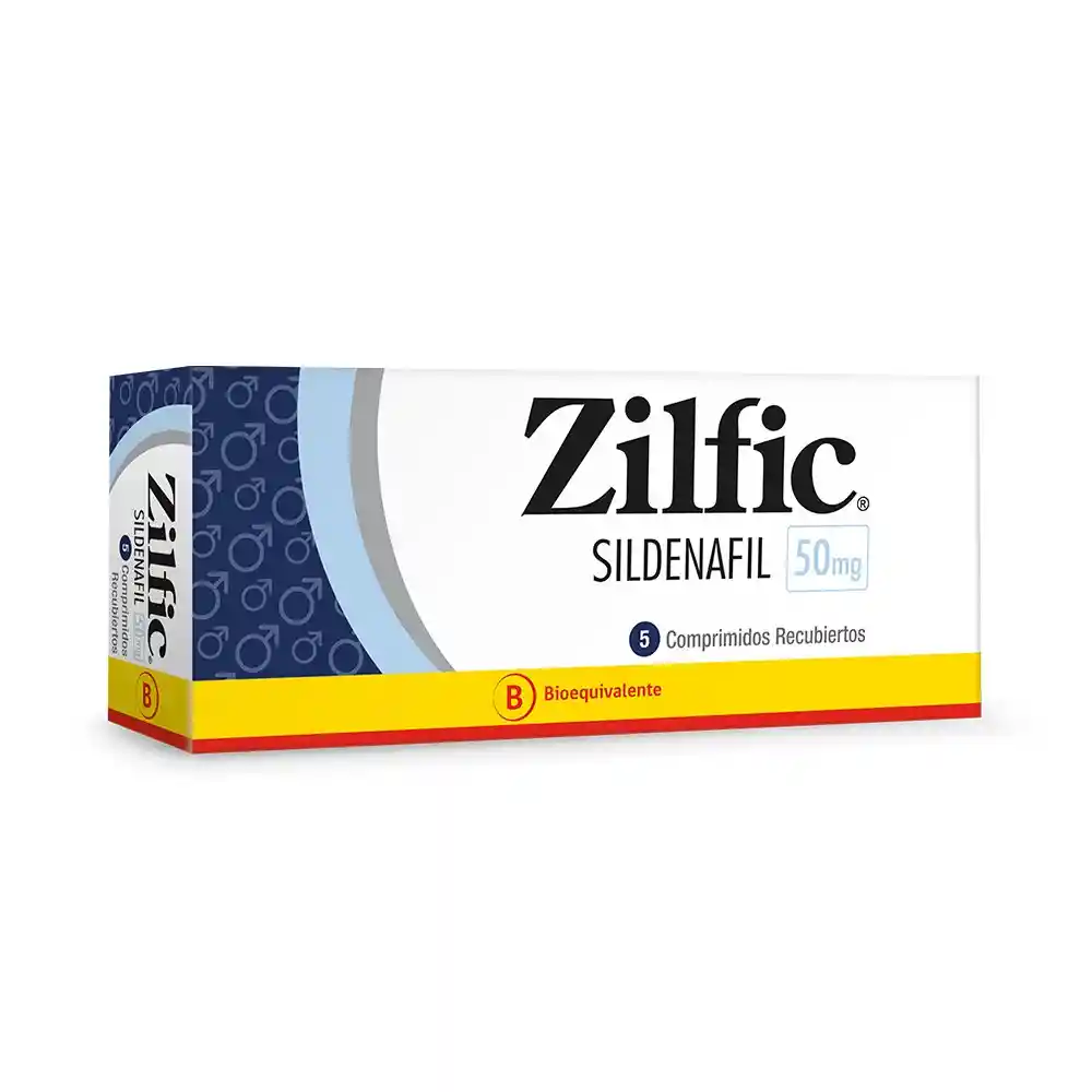 Zilfic Disfuncion Erectil Sildenafil 50 Mg