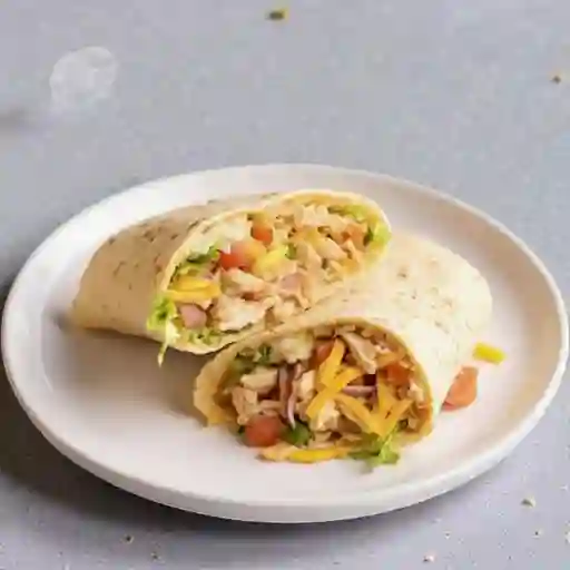 Arepa rellena con pollo