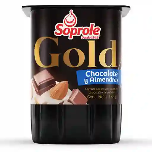 2 x Yogurt Gold Choco Almendra Soprole 165 g
