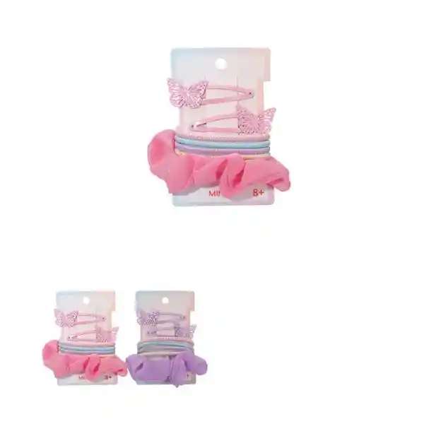 Kit Accesorios Para Cabello Multicolor Miniso