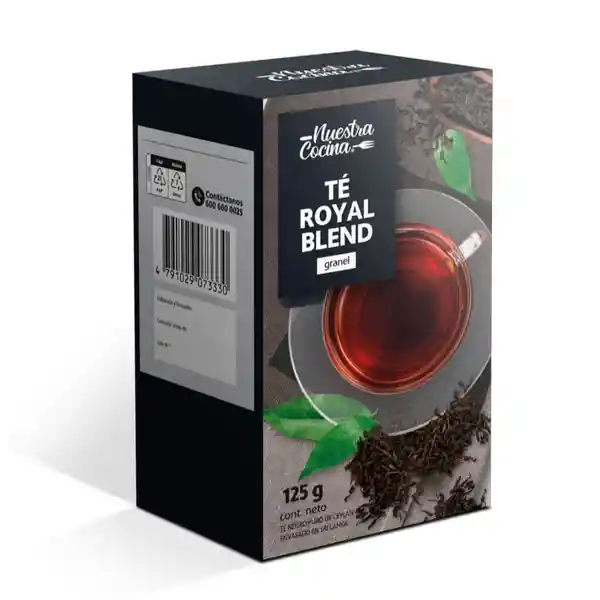 Nuestra Cocina té Negro Royal Blend