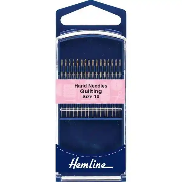 Aguja Quilting Premium #10 Hemline 16 D