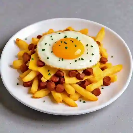 Papas Fritas Baston Con Chorizo-Grande
