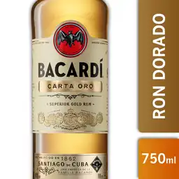  Bacardi Ron Carta Oro 40 Grados 