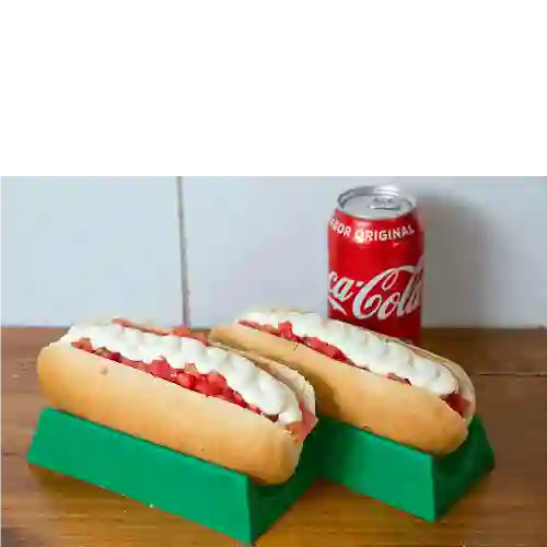 Promo - 2 Hot Dog Completo + Bebida Ata