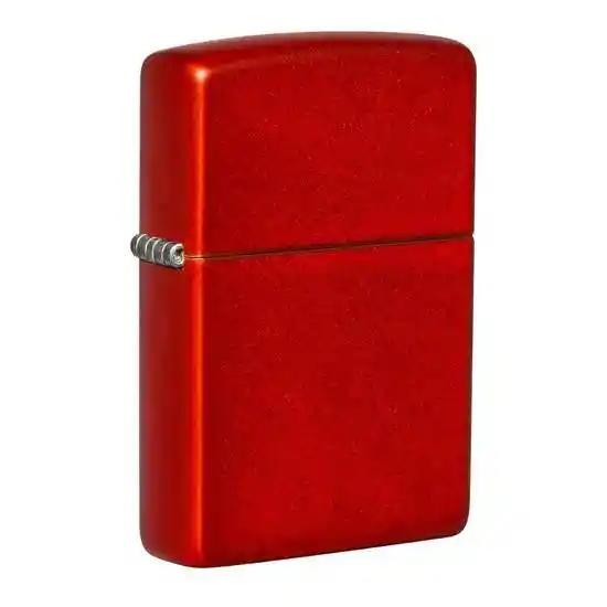 Zippo Encendedor Lighter Classic Metallic Red Rojo