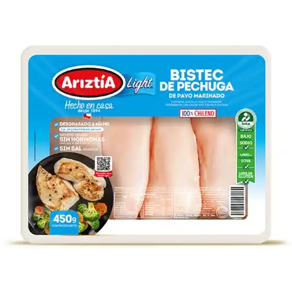 Ariztia Bistec de Pechuga de Pavo Light