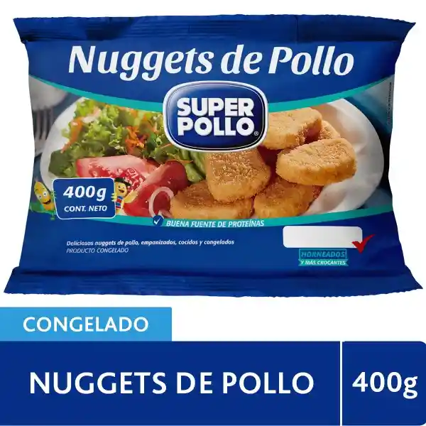 Súper Pollo Nugget de Pollo Empanizados y Congelados