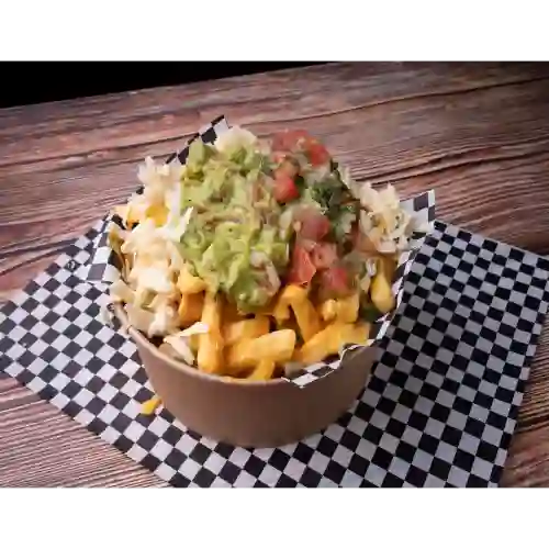 Papas Fritas con Guacamole