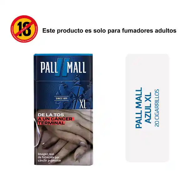 Pallmall Azul Xl 20u