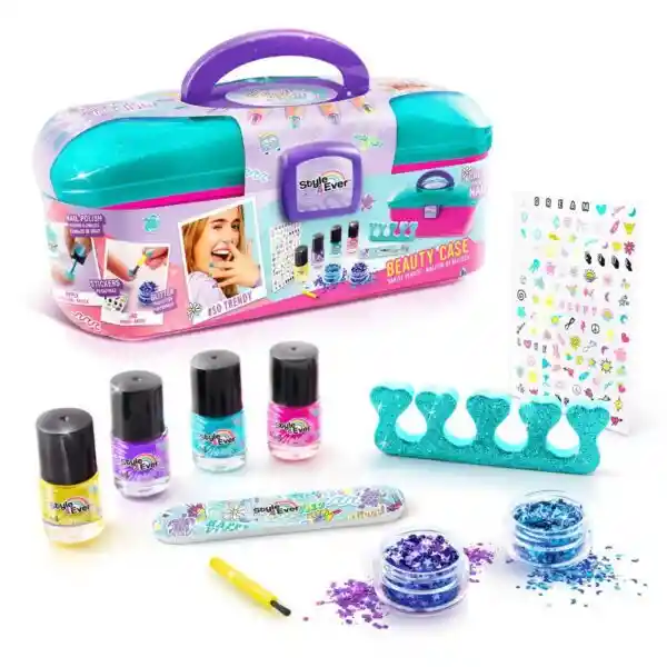 4 Ever Style Juego Súper Maleta Manicurista - OFG 219