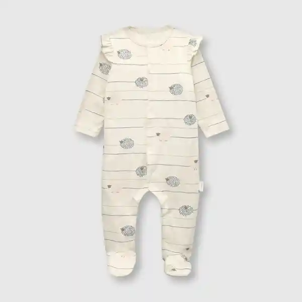 Osito de Bebé Niña Ovejitas Beige Talla 6/9M Colloky