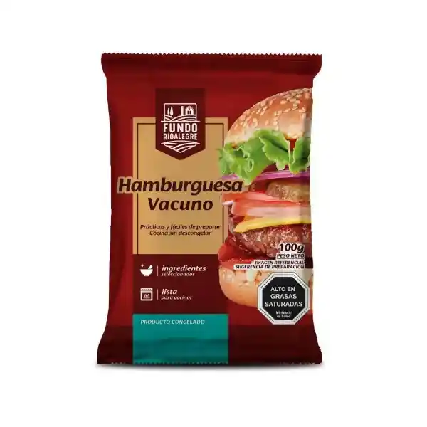 Fundo Rio Alegre Hamburguesa Vacuno