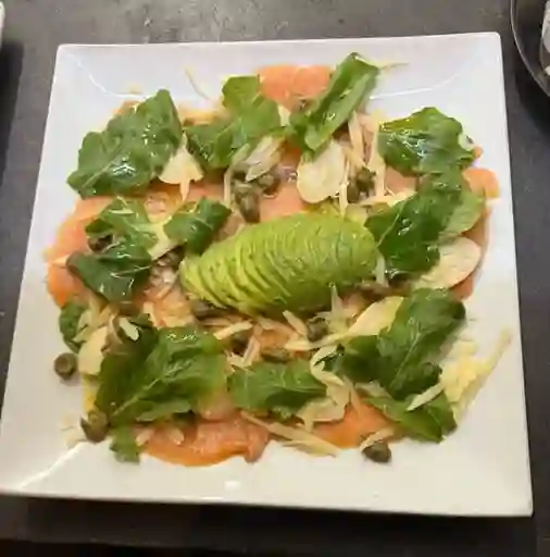 Carpaccio de Salmón Ahumado