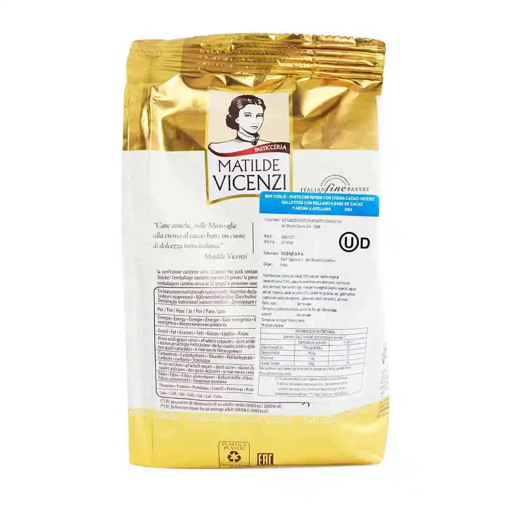 Vicenzi Matilde De Galleta Mini Voglie Cacao