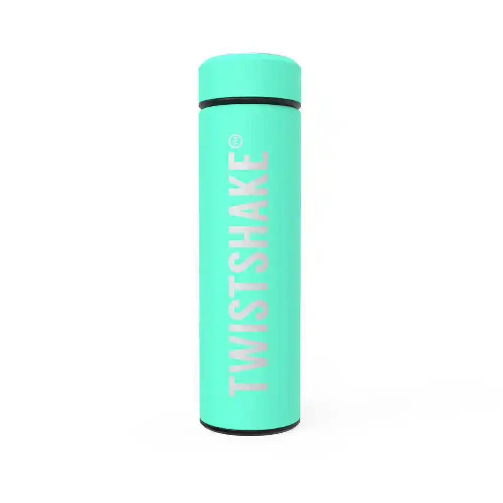 Twistshake Termo Para Agua Hot Verde Pastel Capacidad 420 mL