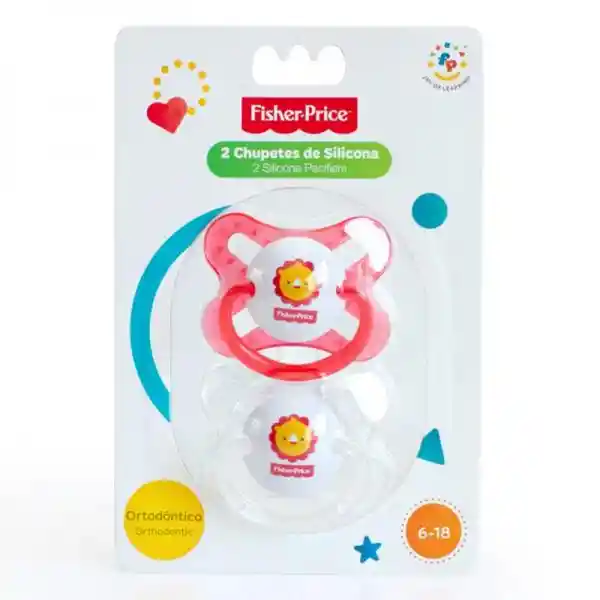 Fisher Price: Pack De Chupetes De Silicona Ortodónticos De 6 A 1