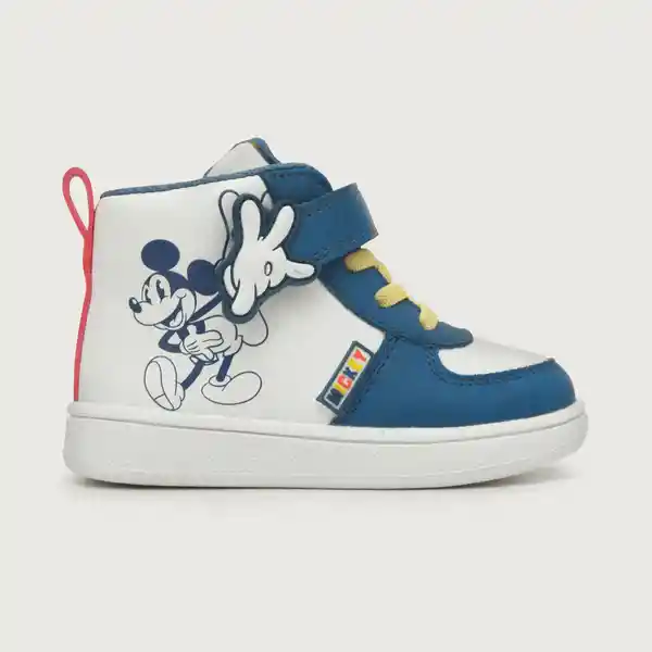 Zapatillas Urbana Mickey de Niño Blanco Talla 19 Opaline