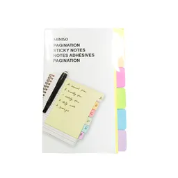 Miniso Nota Adhesiva Tipo Cuaderno Con Colores