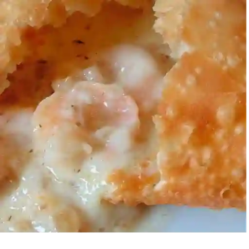 Empanada de queso + camarón
