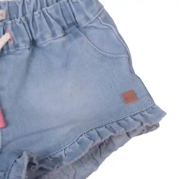 Short Bebe Niña Celeste Pillin 9 M