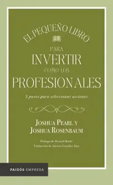 El Pequeño Libro Para Invertir - Pearl Joshua