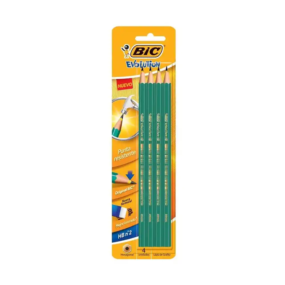 Bic Lapices Grafito 4 Unid