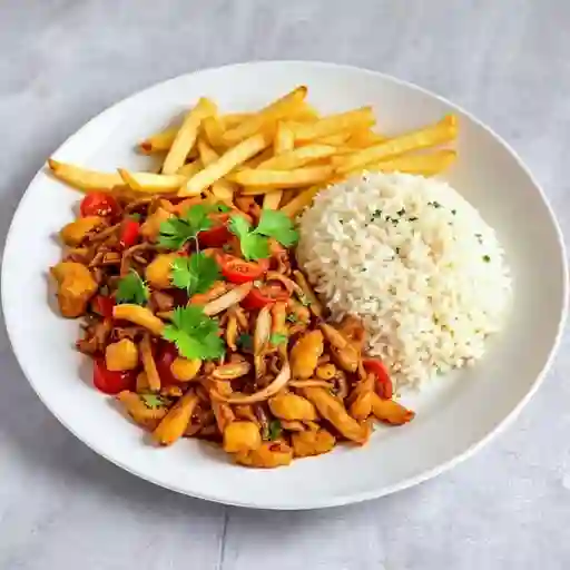 Seitán saltado