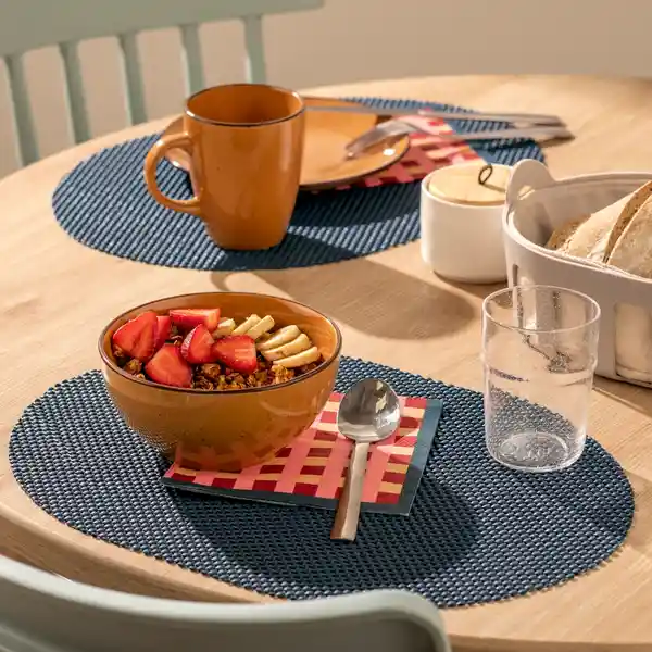 Set Individuales Pvc Waffle 43 x 30.5 cm Casaideas