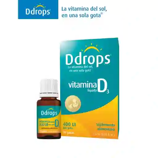 Vitamina D Suplemento Alimentar Ddrops 400 Ui