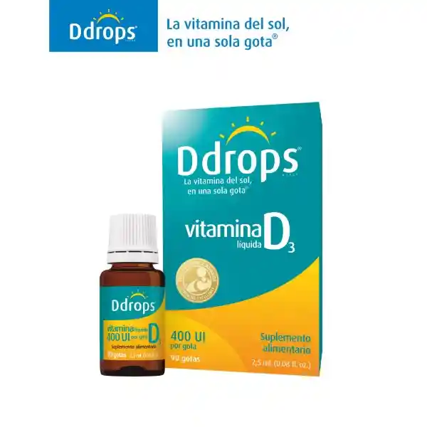 Vitamina D Suplemento Alimentar Ddrops 400 Ui