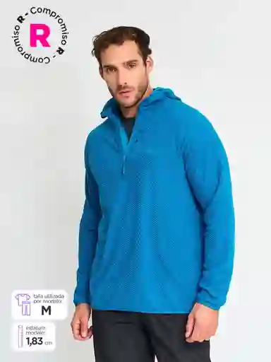 Rescue Polera Warm Hombre Royal M SS25