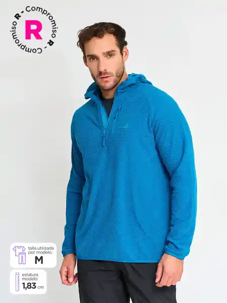 Rescue Polera Warm Hombre Royal M SS25