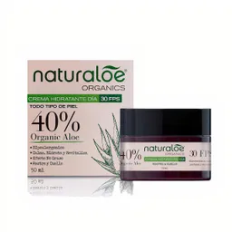 Naturaloe Crema Facial Hidratante para Día FPS 30 Todo Tipo de Piel