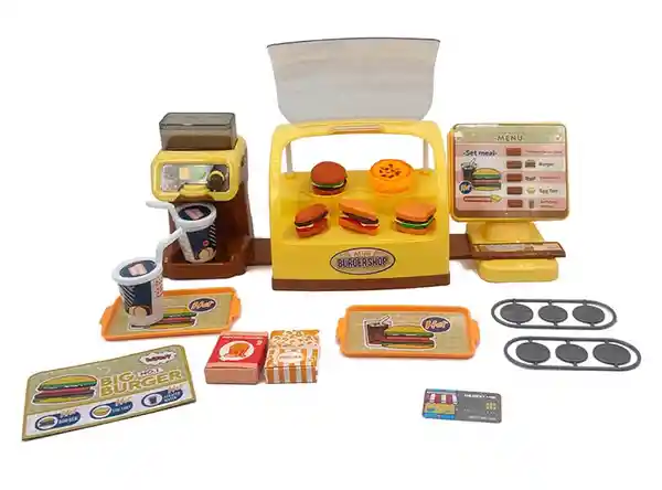 Ultra Toys Set Hamburguesas Con Caja Registradora