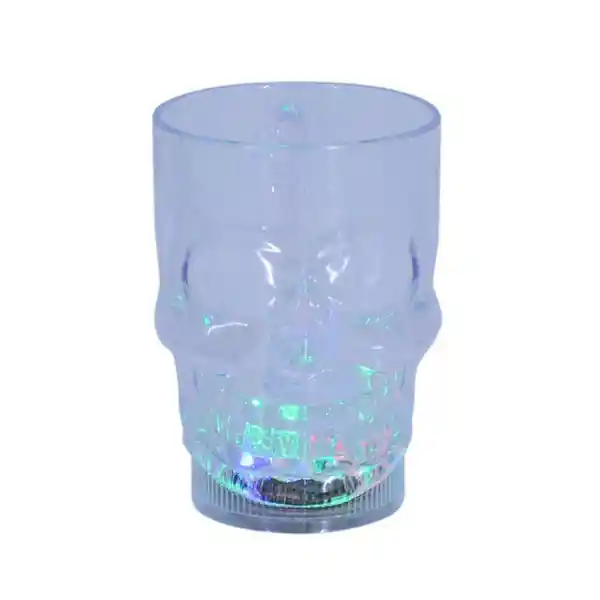 Vaso Con Luz Calavera