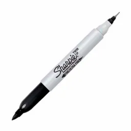 Sharpie Doble Punta Negro