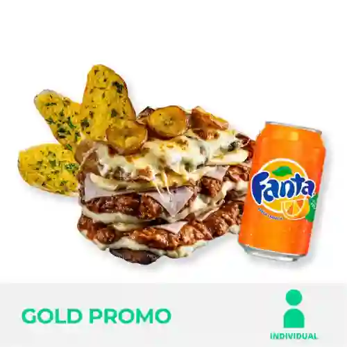 Promo Lasaña Gold + Bebida + Pancitos