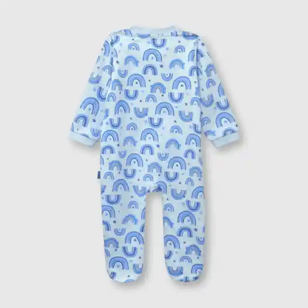 Pijama Entero de Bebé Niño Celeste Talla 9/12M Colloky